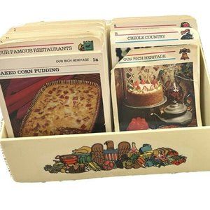 Vintage 1973 American Recipes Collection Box RARE